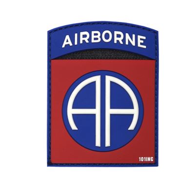 Écusson 3D en plastique AIRBORNE 82nd COULEUR