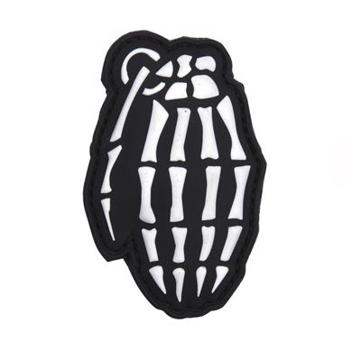 Écusson 3D en plastique en forme d'os GRANÁT