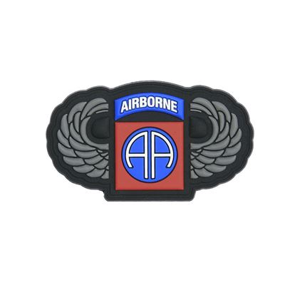 Écusson 3D en plastique 82nd Airborne avec ailes