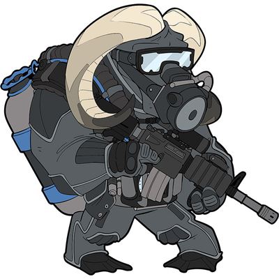 Écusson FROGMAN OX velcro