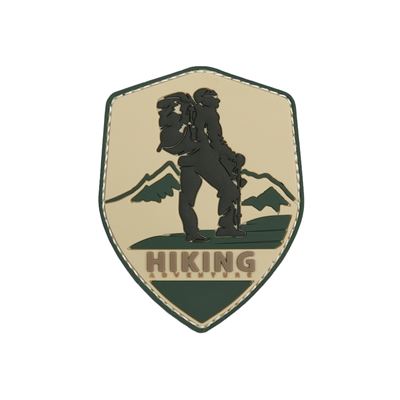 Écusson HIKING ADVENTURE velcro COULEUR