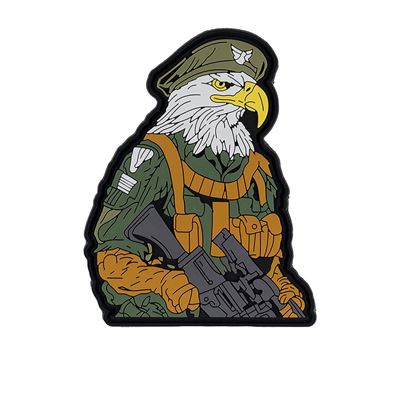 Écusson 3D en plastique DANGEROUS EAGLE velcro