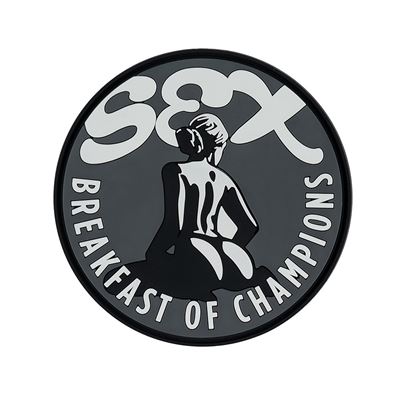 Écusson 3D en plastique SEX BREAKFAST velcro