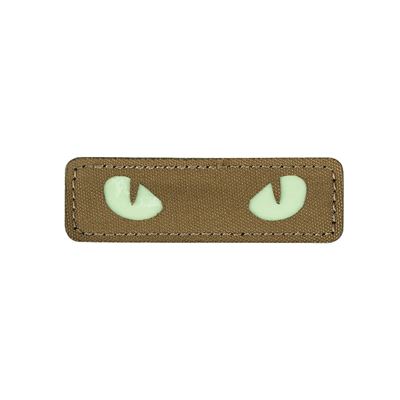 Écusson CAT EYES velcro COYOTE - GLOW IN THE DARK