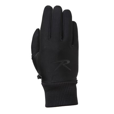 Gants STRECH résistants à l'eau et au vent NOIRS ROTHCO 4464 2