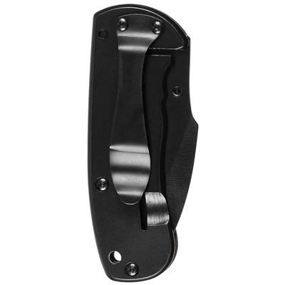 Couteau pliant COMPACT manche en bois 6/15 cm lame lisse noircie FOX Outdoor 44643 2