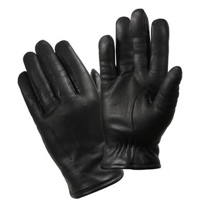Gants en cuir POLICE THERMOBLOCK NOIRS