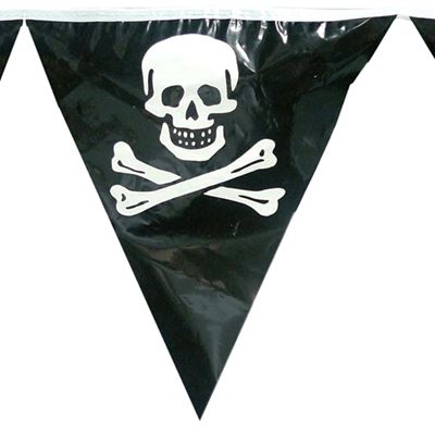 Drapeaux PIRATE - guirlande de drapeaux 6 m