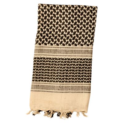 Foulard SHEMAGH léger KHAKI 105 x 105 cm