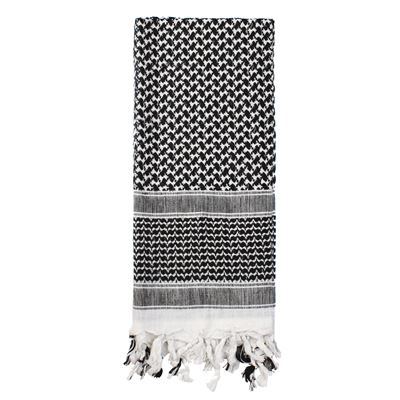 Foulard SHEMAGH léger BLANC 105 x 105 cm