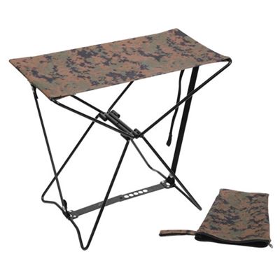Tabouret pliant ARMY DIGITAL WOODLAND