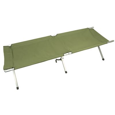 Chaise longue pliante, aluminium VERT