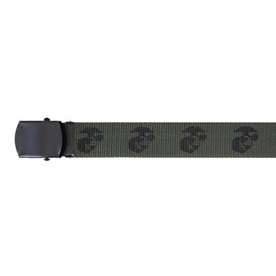 Ceinture GLOBE & ANCHOR 135 cm VERTE