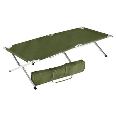 Chaise longue pliante agrandie, aluminium VERT