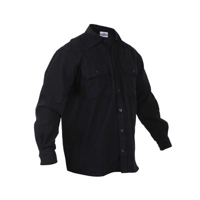 Chemise de bûcheron FLANNEL NOIRE ROTHCO 4637 2