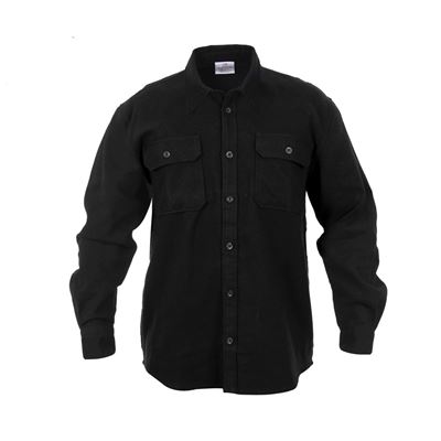 Chemise de bûcheron FLANNEL NOIRE ROTHCO 4637 3