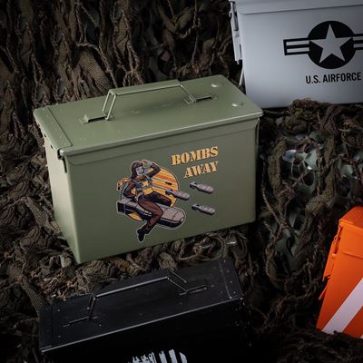 Caisse de munitions CAL.50 Bombs Away VERTE FOSCO 465302 3