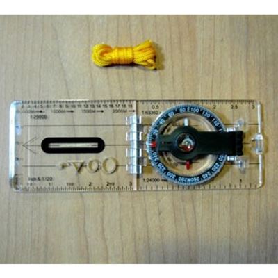 Boussole / compas à rabat en plastique FOSCO 467102 2