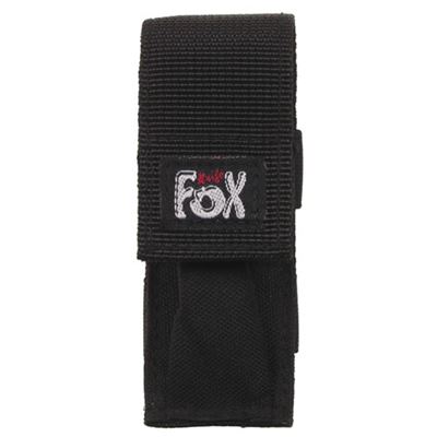 Étui à couteau grand format en nylon FOX NOIR
