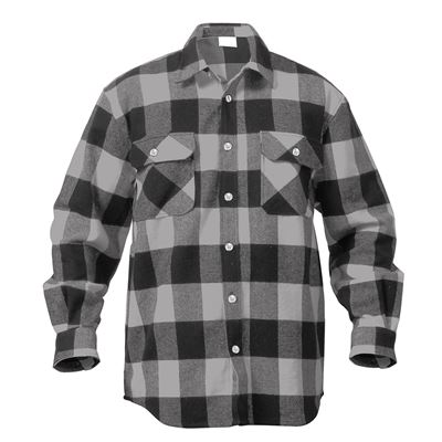 Chemise de bûcheron FLANNEL à carreaux GRIS