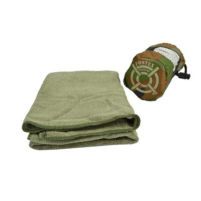 Serviette microfibre petite 80 x 40 cm VERTE