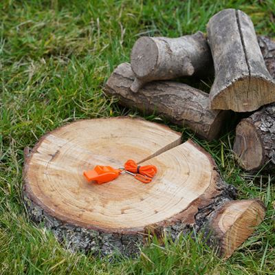 Sifflet HIGH PITCH avec cordon ORANGE FOSCO 469111 2