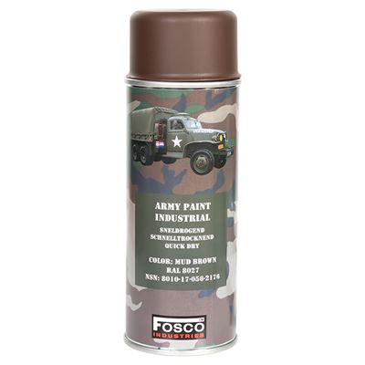 Peinture ARMY en spray 400 ml RAL 8027 MARRON