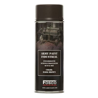 Peinture ARMY en spray 400 ml MARRON FONCÉ (DARK BROWN)