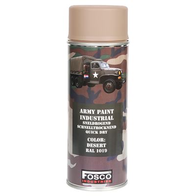 Peinture ARMY en spray 400 ml RAL 1019 SABLE DU DÉSERT