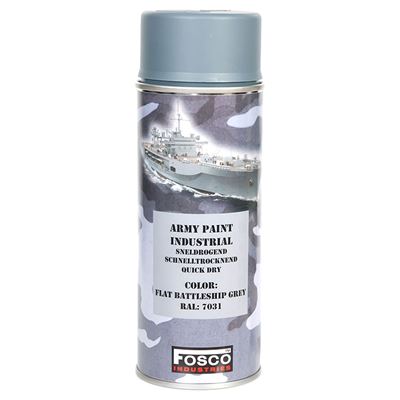 Peinture ARMY en spray 400 ml RAL 7031 GRIS NAVAL