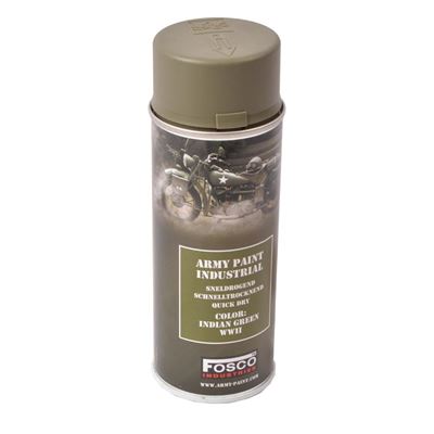 Peinture ARMY en spray 400 ml INDIAN GREEN WWII