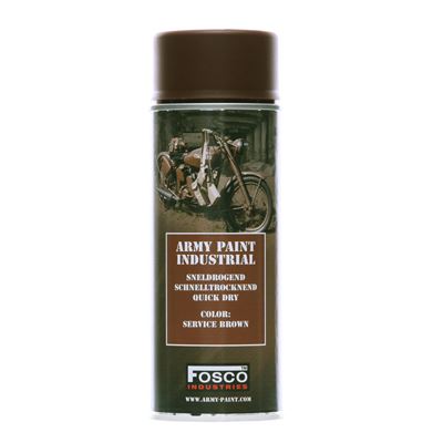 Peinture ARMY en spray 400 ml SERVICE BROWN
