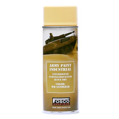 Peinture ARMY en spray 400 ml WH SANDGELB - JAUNE SABLE