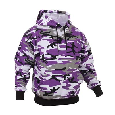 Sweat à capuche ULTRA VIOLET CAMO