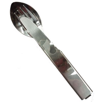 Couverts DELUXE 3 pièces INOX + décapsuleur ROTHCO 482 2