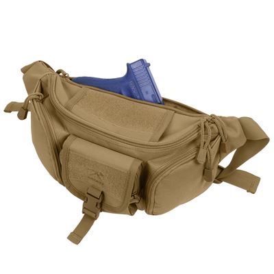 Sac banane CONCEALED CARRY tactique COYOTE BROWN