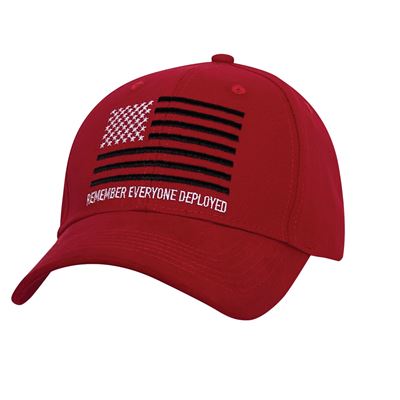 Casquette R.E.D. baseball ROUGE