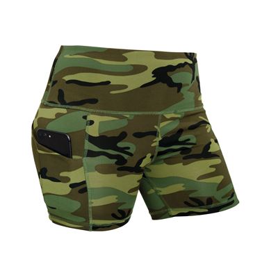 Short femme WORKOUT élastique WOODLAND