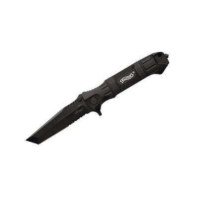 Couteau Walther pliant TANTO KOMBI NOIR