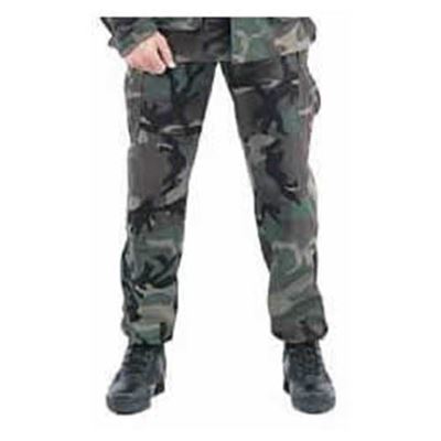 n/a Pantalon US BDU rip-stop WOODLAND