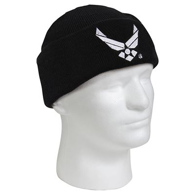 Bonnet tricoté AIR FORCE WING NOIR