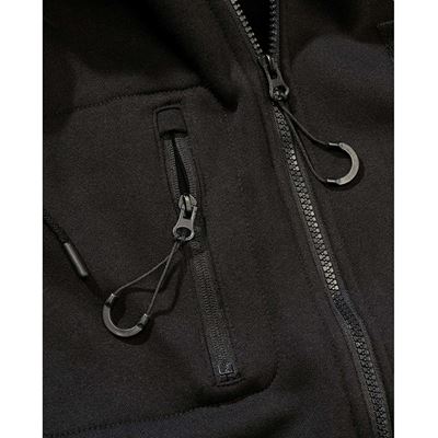 Sweat-shirt tactique à capuche et fermeture éclair Tactical Sweat Jacket NOIR BRANDIT 5033-11002 3