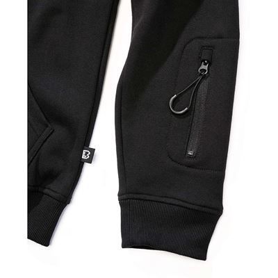 Sweat-shirt tactique à capuche et fermeture éclair Tactical Sweat Jacket NOIR BRANDIT 5033-11002 4