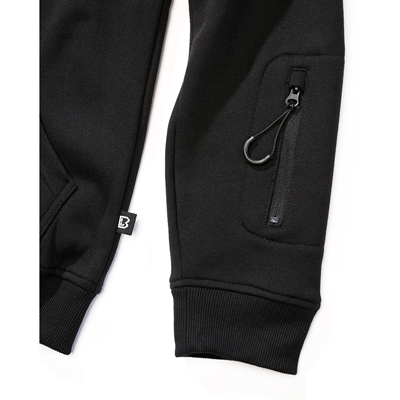 Sweat-shirt tactique à capuche et fermeture éclair Tactical Sweat Jacket NOIR BRANDIT 5033-11002 3