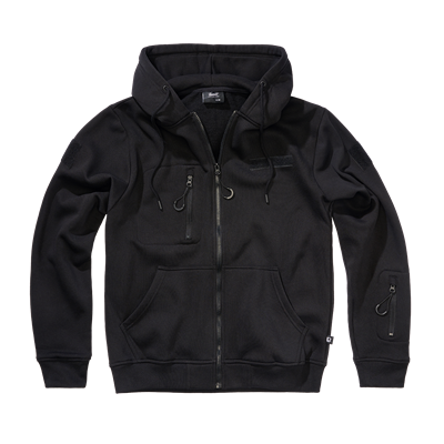 Sweat-shirt tactique à capuche et fermeture éclair Tactical Sweat Jacket NOIR