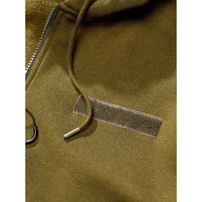 Sweat-shirt tactique à capuche et fermeture éclair Tactical Sweat Jacket VERT BRANDIT 5033-15001 2