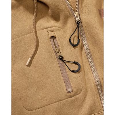 Sweat-shirt tactique à capuche et fermeture éclair Tactical Sweat Jacket COYOTE BRANDIT 5033-20070 3