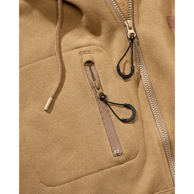 Sweat-shirt tactique à capuche et fermeture éclair Tactical Sweat Jacket COYOTE BRANDIT 5033-20070 2