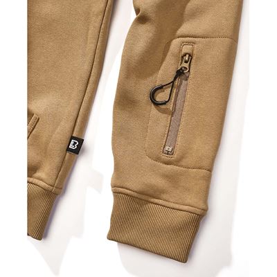 Sweat-shirt tactique à capuche et fermeture éclair Tactical Sweat Jacket COYOTE BRANDIT 5033-20070 4
