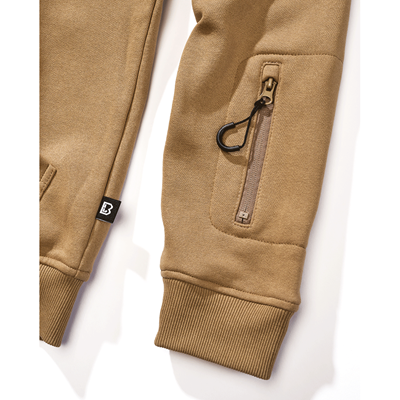 Sweat-shirt tactique à capuche et fermeture éclair Tactical Sweat Jacket COYOTE BRANDIT 5033-20070 7